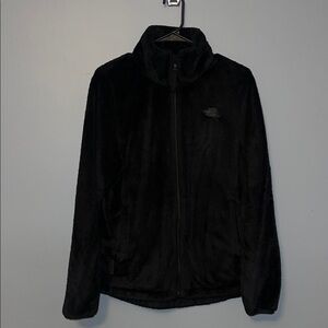 The North Face Black Full-Zip Fuzzy Fleece Jacket